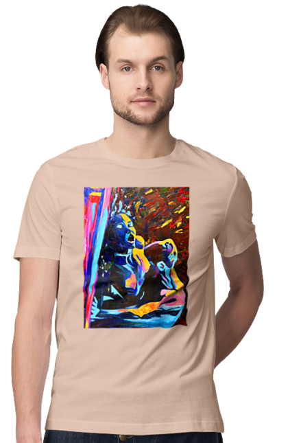 Футболка чоловіча з принтом "Пристрасть". Картина, секс. 2070702