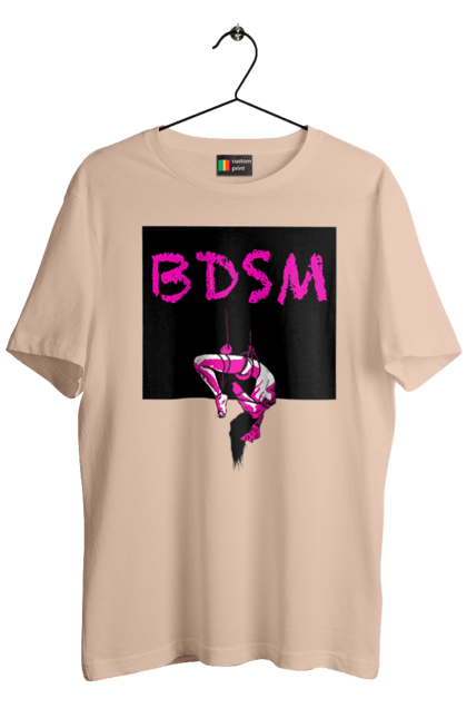 Футболка чоловіча з принтом "15". Бдсм, подвешивание. 2070702