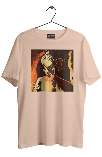 Футболка чоловіча з принтом "Страсна жінка". Жінка, картина, секс. 2070702