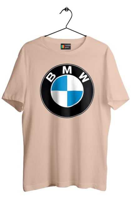 Футболка чоловіча з принтом "Bmw Logo". Бмв, машини. 2070702