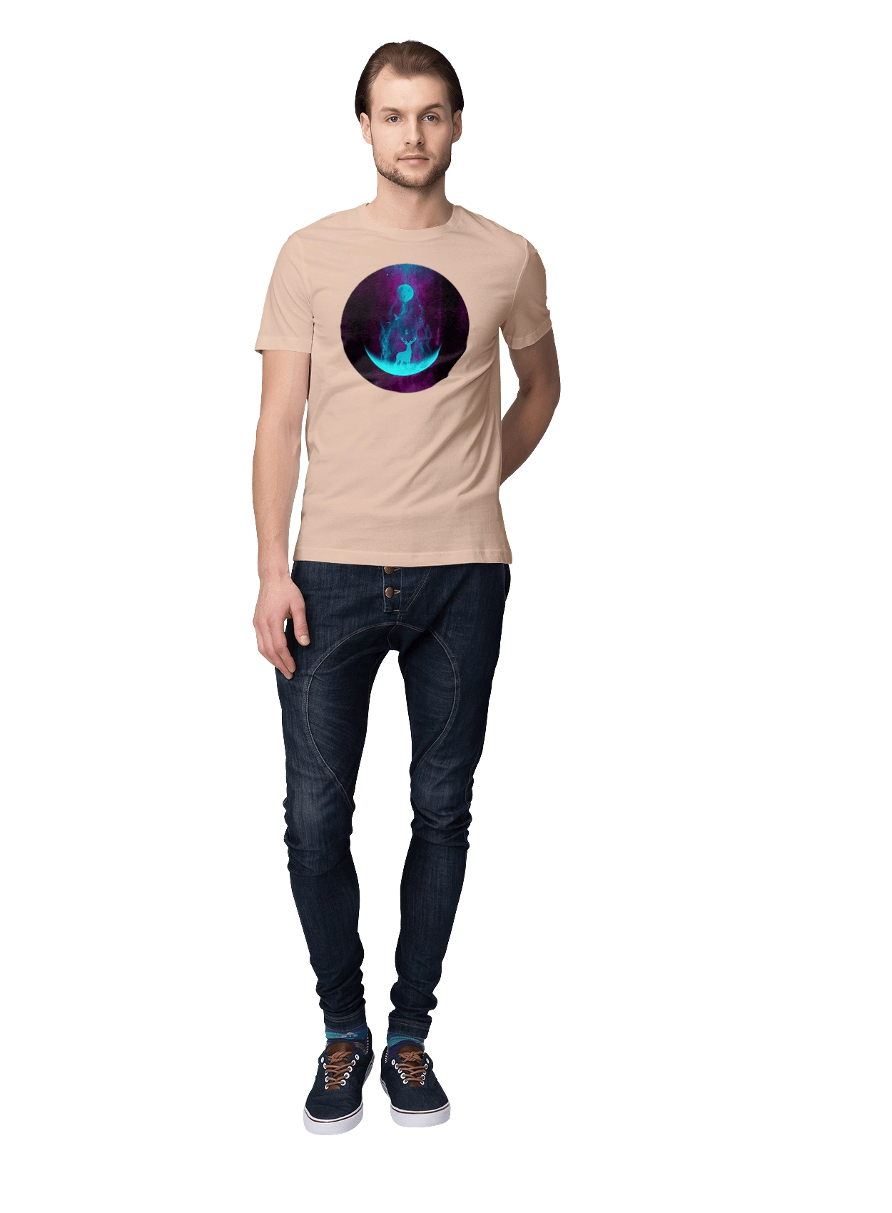 Олень Силует