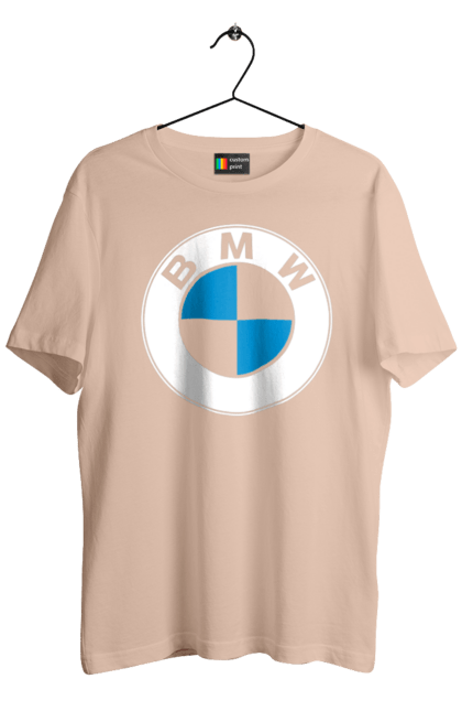 Футболка чоловіча з принтом "Bmw Logo". Бмв, машини. 2070702