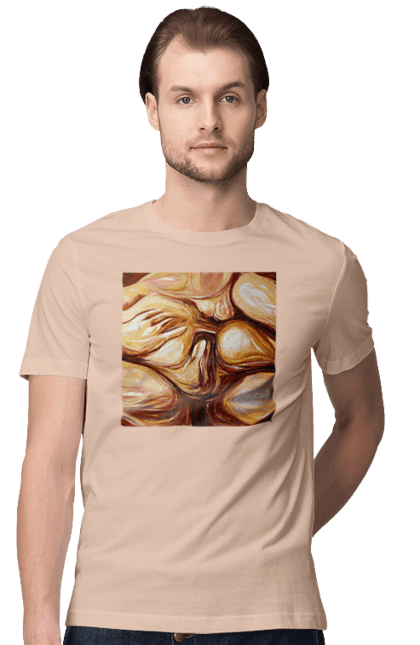 Футболка чоловіча з принтом "Груповий секс". Груповий, картина, секс. 2070702