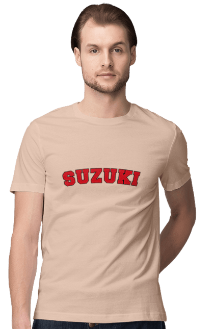 Men`s t-shirt with prints Suzuki 2. Auto, machine, suzuki. 2070702