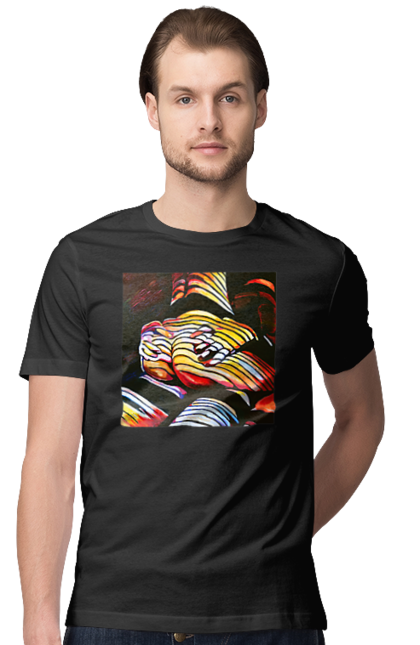 Футболка чоловіча з принтом "Секс зверху". Картина, секс. 2070702