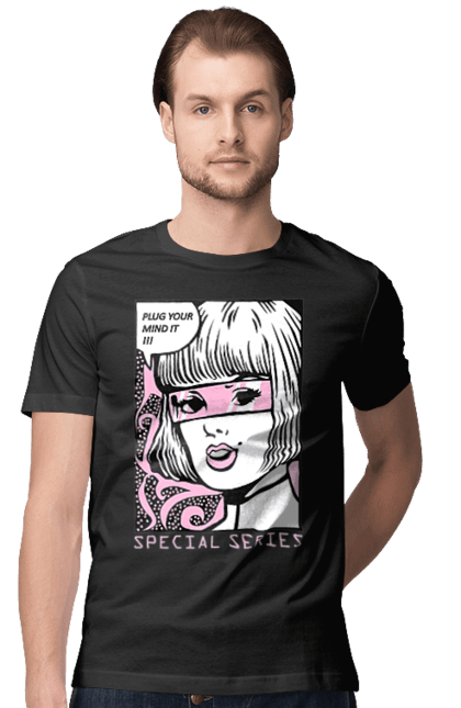 Футболка чоловіча з принтом "Попарт". Попарт. 2070702