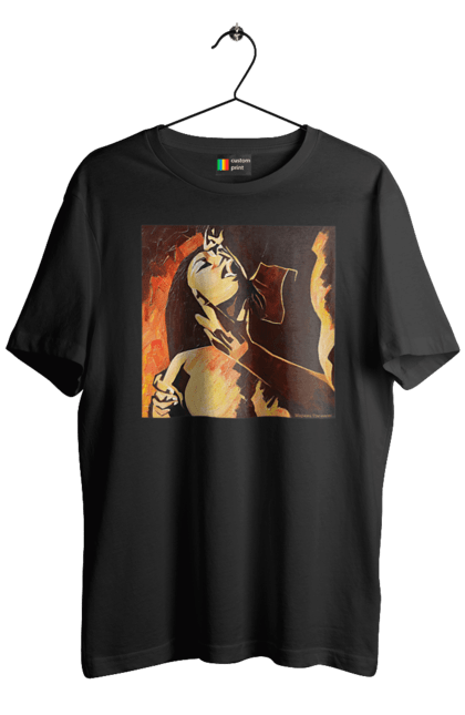 Футболка чоловіча з принтом "Страсна жінка". Жінка, картина, секс. 2070702