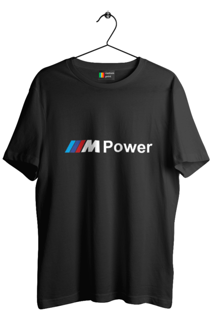 Футболка чоловіча з принтом "Mpower БМВ". Бмв, м серія, машини. 2070702