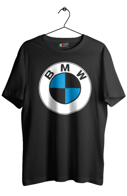 Футболка чоловіча з принтом "Bmw Logo". Бмв, машини. 2070702