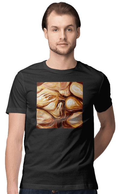 Футболка чоловіча з принтом "Груповий секс". Груповий, картина, секс. 2070702