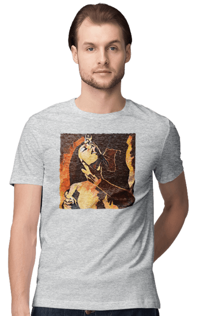 Men`s t-shirt with prints Passionate woman. Picture, sex, woman. 2070702