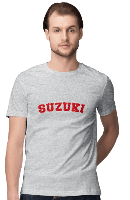Men`s t-shirt with prints Suzuki 2. Auto, machine, suzuki. 2070702