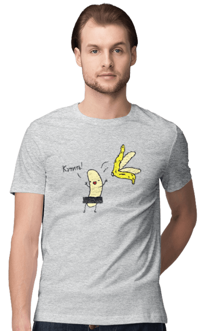 Men`s t-shirt with prints To booze. Banana, humour, on a party, to booze. 2070702