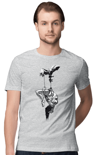 Men`s t-shirt with prints Hanging 2070702