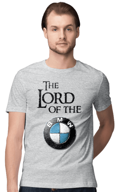 Футболка мужская с принтом The lord of the BMW black. Бмв, игра престолов. 2070702