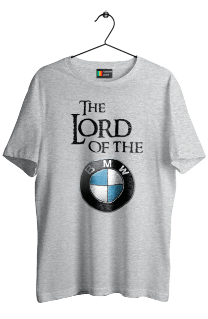 Футболка мужская с принтом The lord of the BMW black. Бмв, игра престолов. 2070702