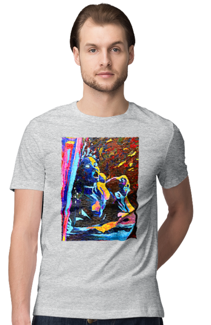 Футболка чоловіча з принтом "Пристрасть". Картина, секс. 2070702