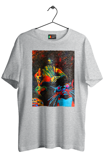 Футболка чоловіча з принтом "Секс коти". Картина, коти, секс. 2070702