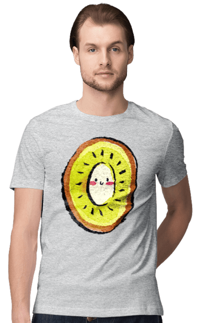 Футболка чоловіча з принтом "Любий киви". Киви, любий. 2070702