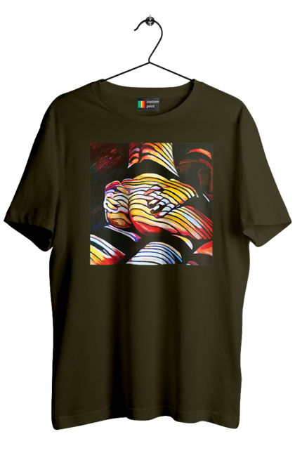 Футболка чоловіча з принтом "Секс зверху". Картина, секс. 2070702