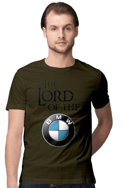 Футболка мужская с принтом The lord of the BMW black. Бмв, игра престолов. 2070702