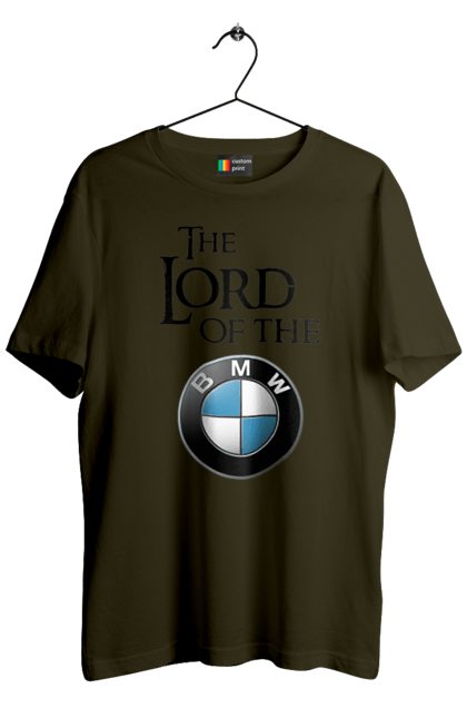 Футболка мужская с принтом The lord of the BMW black. Бмв, игра престолов. 2070702