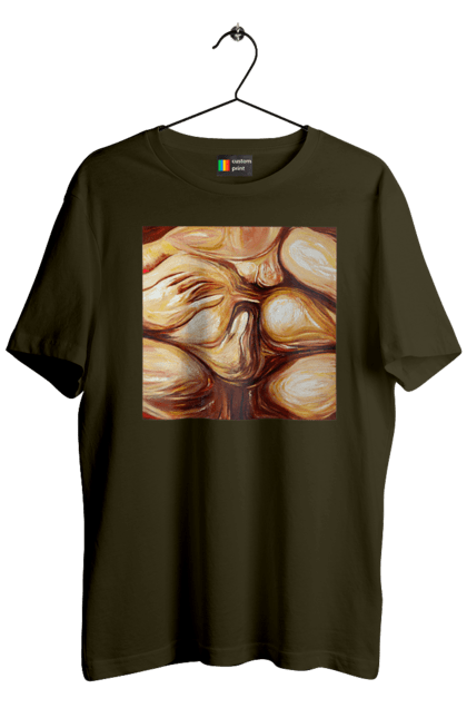 Футболка чоловіча з принтом "Груповий секс". Груповий, картина, секс. 2070702