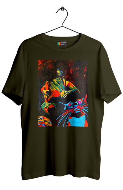 Футболка чоловіча з принтом "Секс коти". Картина, коти, секс. 2070702