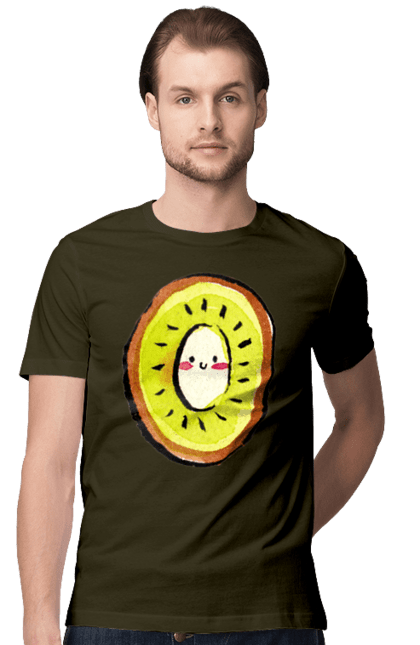 Футболка чоловіча з принтом "Любий киви". Киви, любий. 2070702