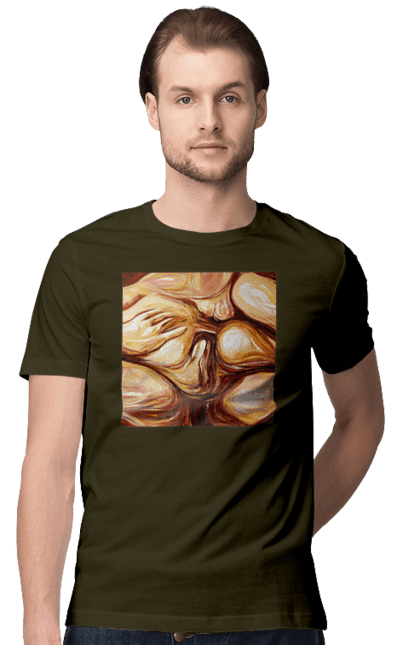 Футболка чоловіча з принтом "Груповий секс". Груповий, картина, секс. 2070702