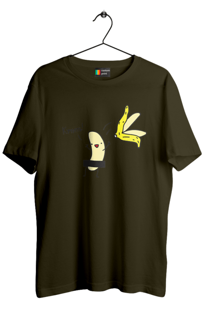 Футболка чоловіча з принтом "Кутить". Банан, гумор, кутить, на вечірку. 2070702