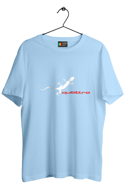 Футболка чоловіча з принтом "Audi Quattro". Ауді, машини. 2070702