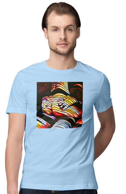 Футболка чоловіча з принтом "Секс зверху". Картина, секс. 2070702