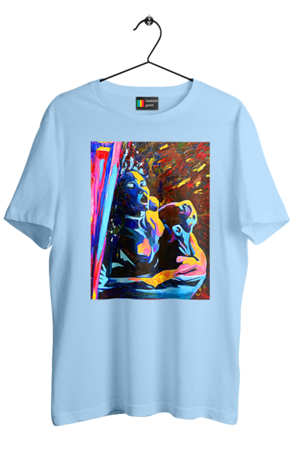 Футболка чоловіча з принтом "Пристрасть". Картина, секс. 2070702