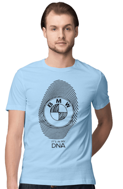 Футболка мужская с принтом БМВ Отпечаток. Бмв, машины, отпечаток. 2070702