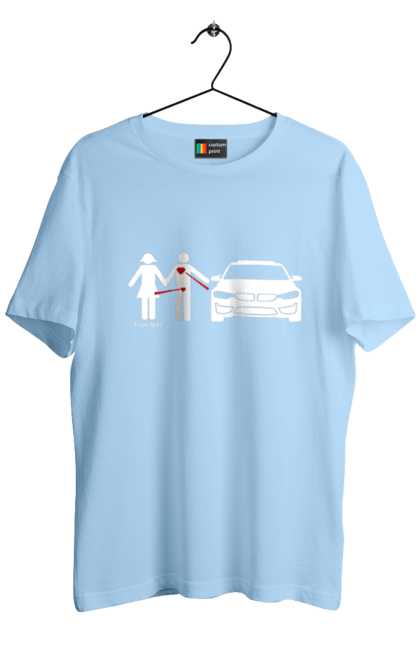 Men`s t-shirt with prints BMW's relationship. Bmw, cars, humor. 2070702