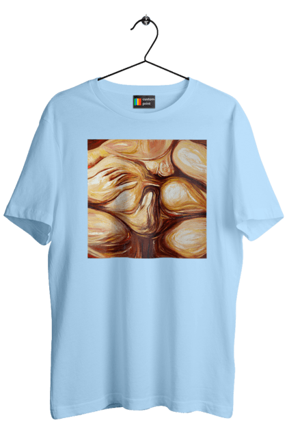 Футболка чоловіча з принтом "Груповий секс". Груповий, картина, секс. 2070702