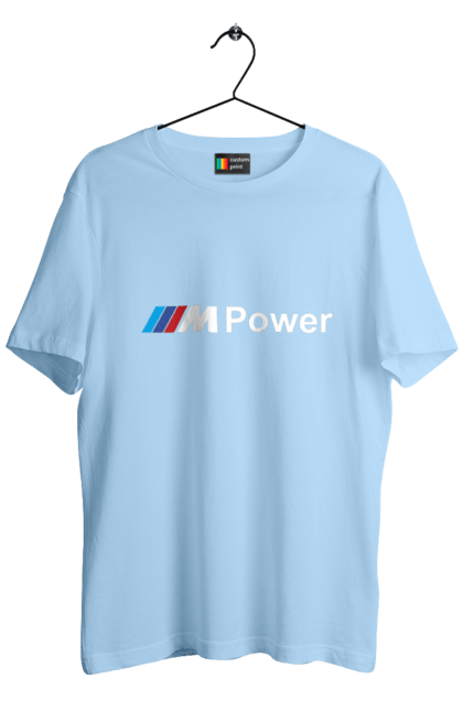Футболка мужская с принтом Mpower БМВ. Бмв, м серия, машины. 2070702