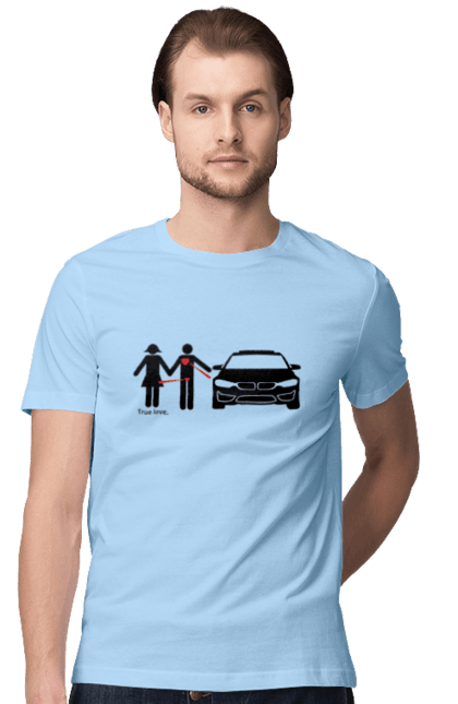Men`s t-shirt with prints BMW's relationship. Bmw, cars, humor. 2070702