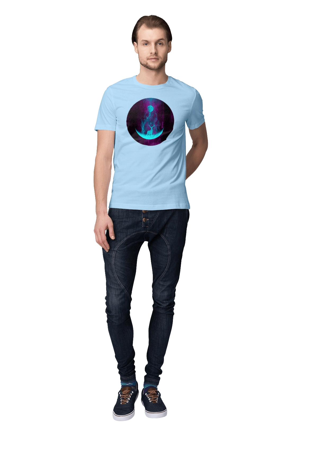 Олень Силует