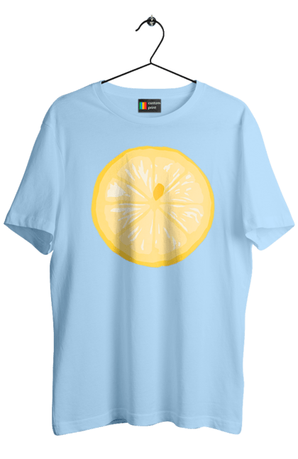 Футболка чоловіча з принтом "Круглий лимон". Лето, лимон. 2070702