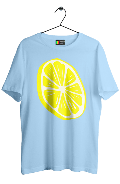 Футболка чоловіча з принтом "Лимон". Великий, лимон, яскравий. 2070702