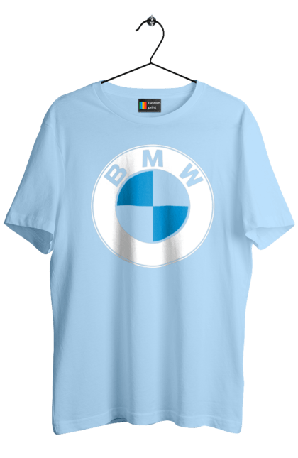 Футболка чоловіча з принтом "Bmw Logo". Бмв, машини. 2070702