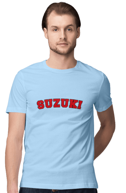 Men`s t-shirt with prints Suzuki 2. Auto, machine, suzuki. 2070702