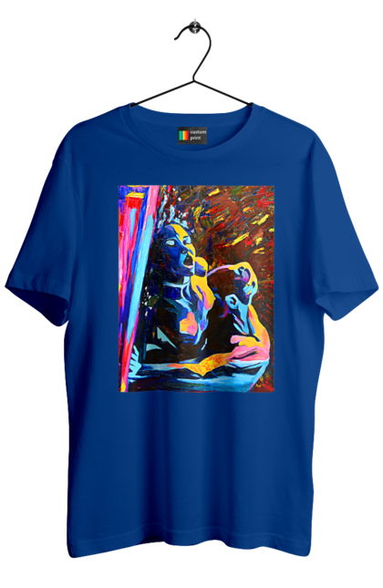 Футболка чоловіча з принтом "Пристрасть". Картина, секс. 2070702