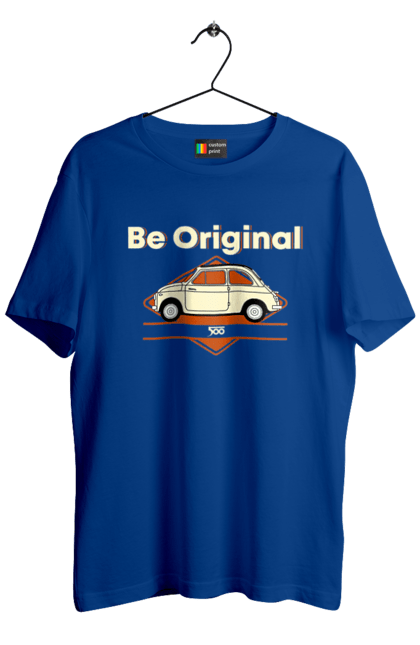 Men`s t-shirt with prints Fiat 500. Auto, fiat, machine. 2070702