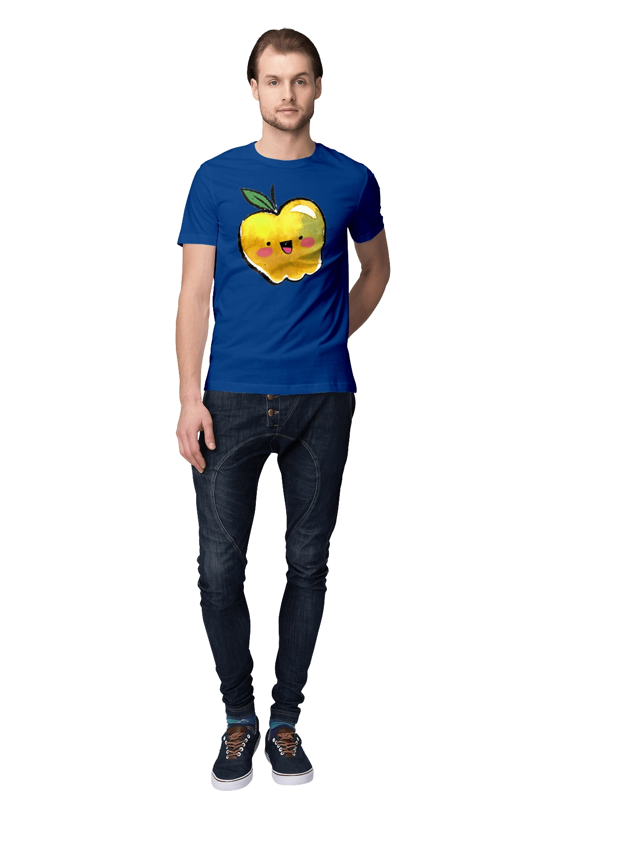 Миле жовте яблуко