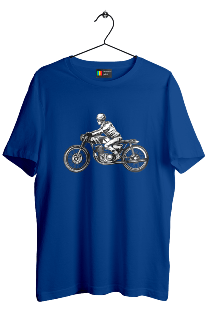 Men`s t-shirt with prints 02 Motorcycle 11. Biker, motto, retro, vintage. 2070702