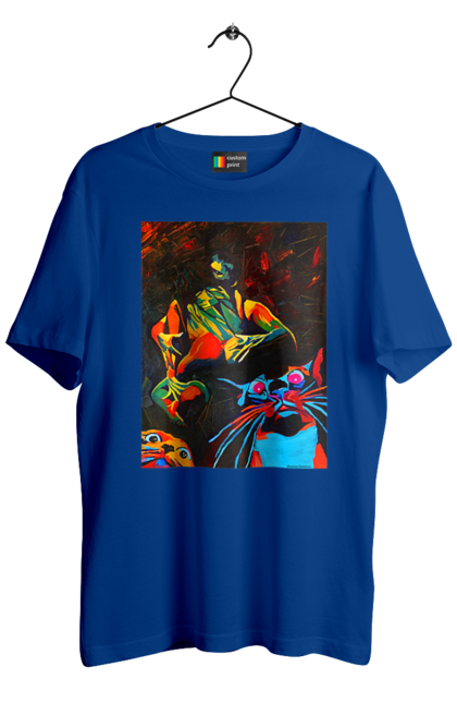 Футболка чоловіча з принтом "Секс коти". Картина, коти, секс. 2070702