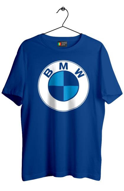 Футболка чоловіча з принтом "Bmw Logo". Бмв, машини. 2070702